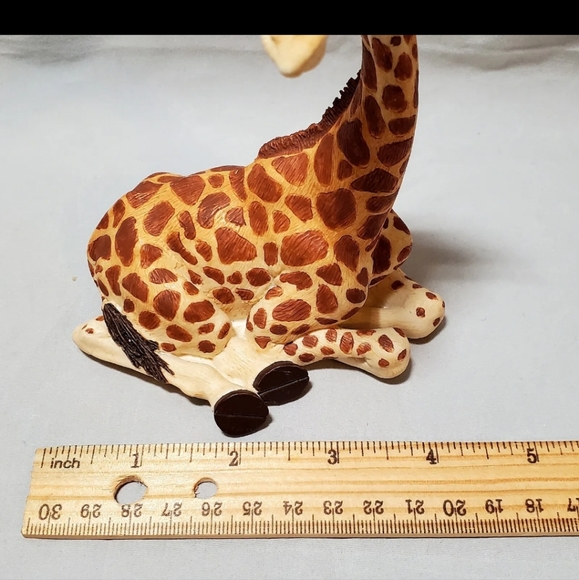 GIRAFFE MOTHER AND BABY FIGURINE By THE HERD MARTHA CAREY Safari Animal Africa - Picture 14 of 16